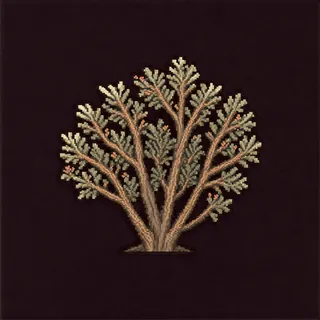weathered low bush