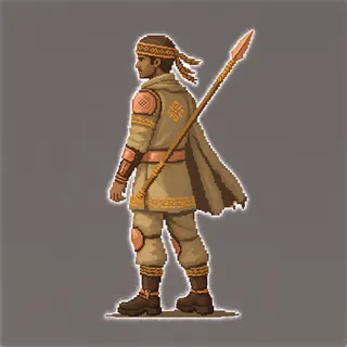 original adult guard, facing west