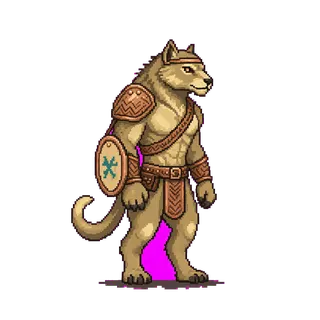 original adult beast enemy, facing east
