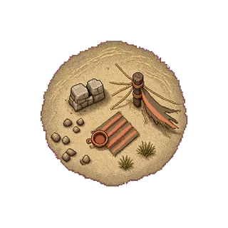 dust patch, sparse arrangement