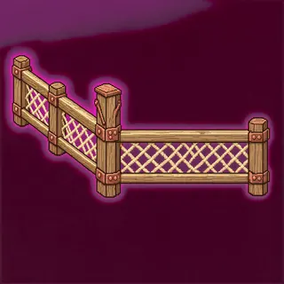 fence corner, intact