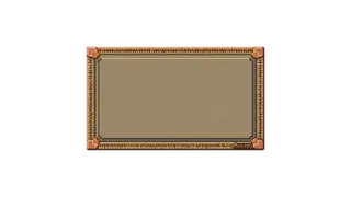 empty menu panel, pressed state