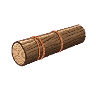 clean fallen log