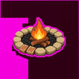 clean campfire ring