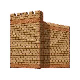 wall inner corner, weathered