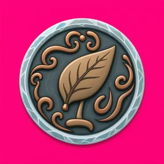 leaf, rare accent design