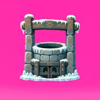 frosted well