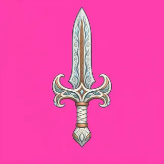 sword, ornate design