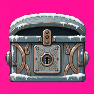 frosted storage chest
