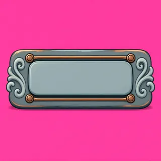 empty menu panel, pressed state