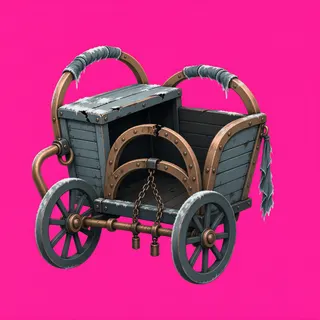damaged abandoned cart