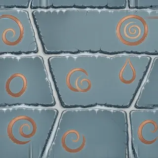 weathered flat paving