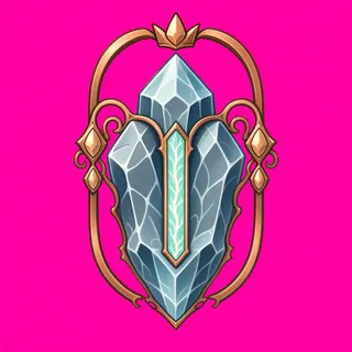 energy crystal, rare accent design