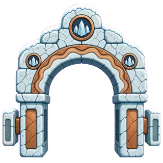 support arch, weathered