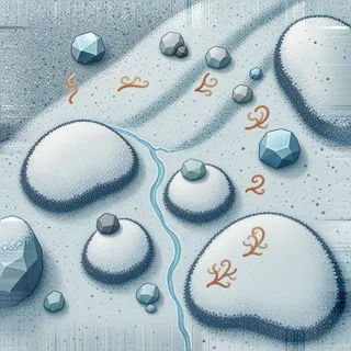 frosted powder snow
