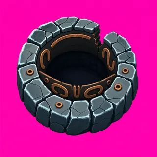 damaged campfire ring