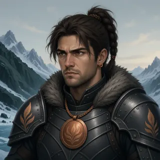 original adult guard, determined expression
