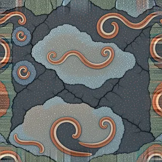 weathered earthen floor