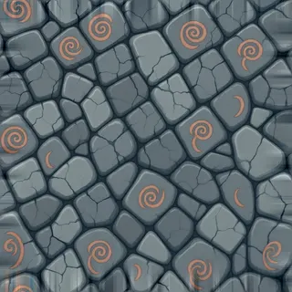 damaged worn cobbles