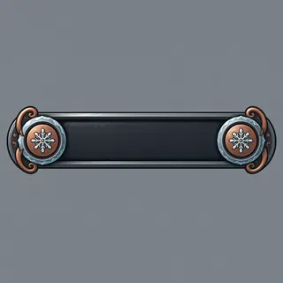 empty status bar frame, keyboard-focused state