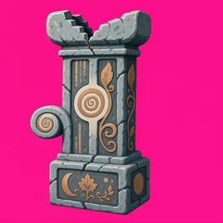 clean broken pillar