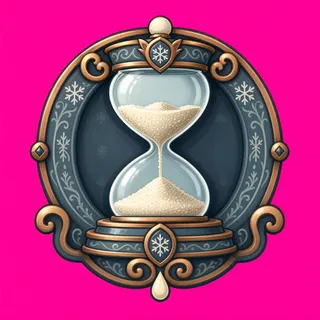 hourglass, ornate design