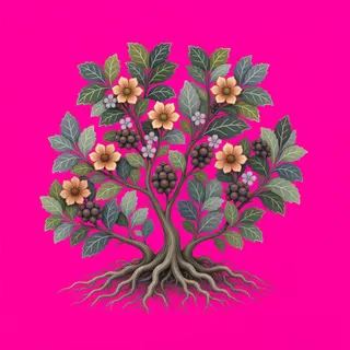 overgrown low bush