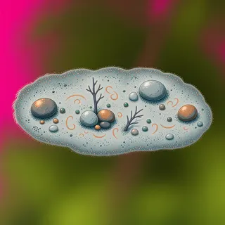 dust patch, irregular arrangement