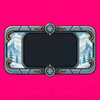 empty dialogue frame, pressed state