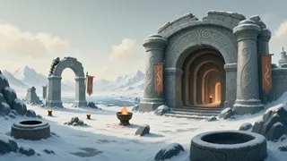 ancient landmark at daylight