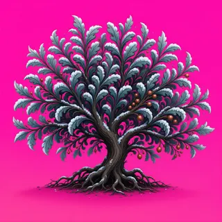 damaged low bush