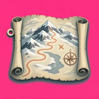 treasure map, rare accent design