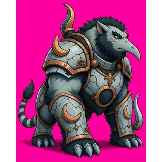 original adult beast enemy, facing east
