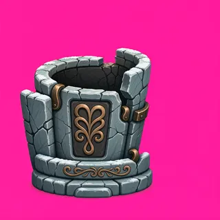 damaged relic pedestal