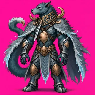 original adult beast enemy, facing west