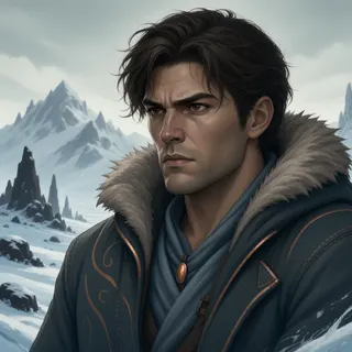 original adult explorer, determined expression