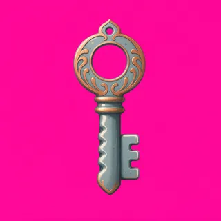key, ornate design