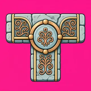 wall T junction, intact