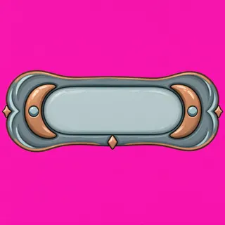 empty status bar frame, disabled-muted state