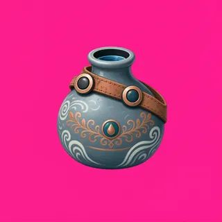 water flask, rare accent design