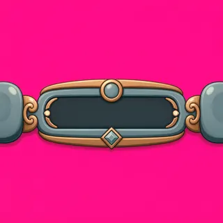 empty status bar frame, hover-highlighted state