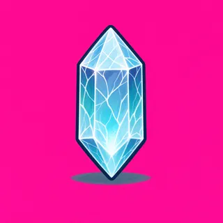 energy crystal, plain design