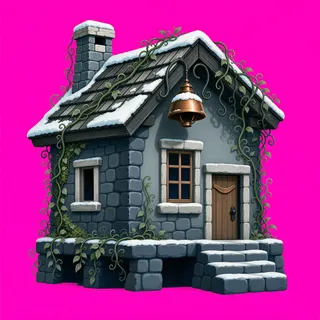 overgrown small dwelling