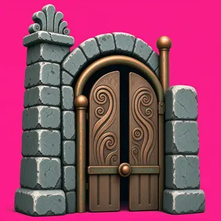 weathered gate