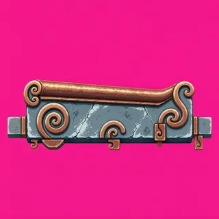 roof edge, weathered