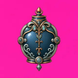 water flask, ornate design