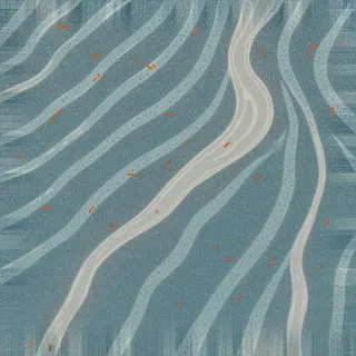 damp bank sediment