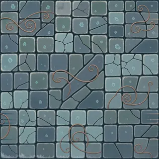 damp flat paving