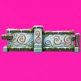fence corner, overgrown