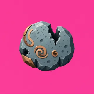 damaged small rock